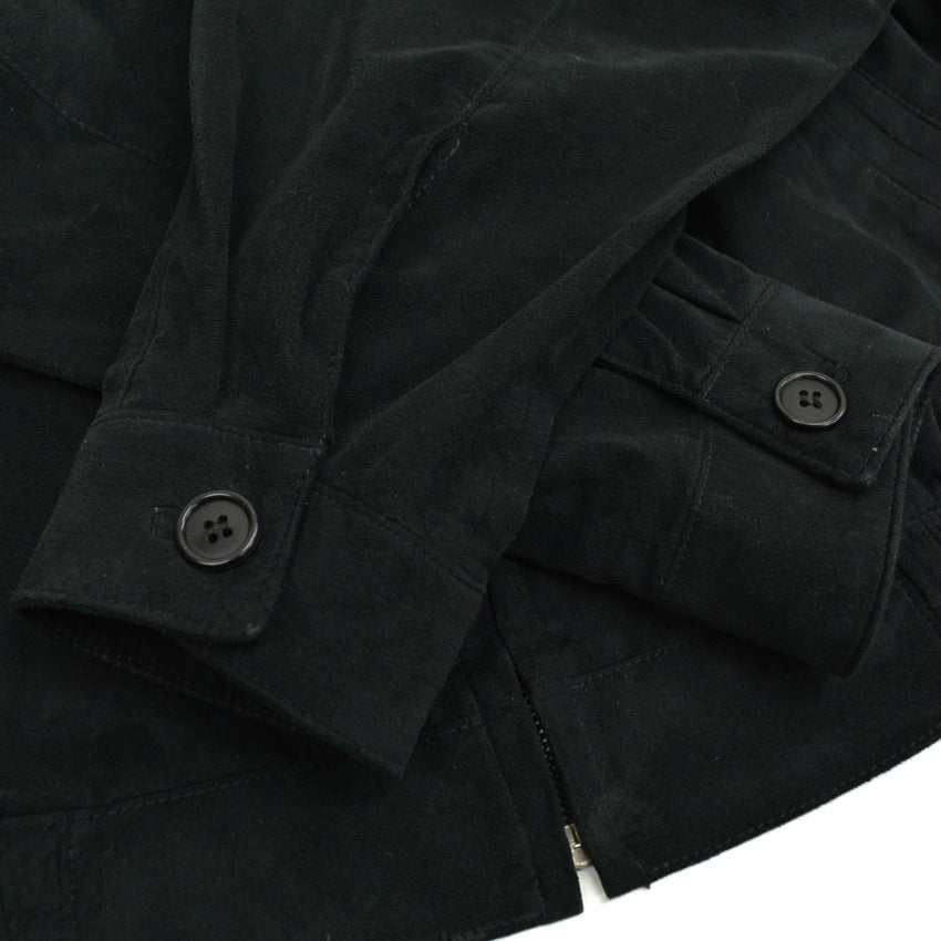 80's LAKELAND 'FACILE' Black Ultra Suede Jacket...