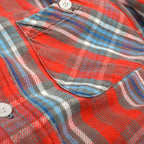 1950s-era old cotton flannel shirts with gussets...