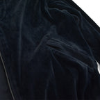 70's NIKE ALL BLACK VELOR TRACK JACKET... L