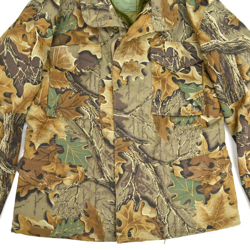 80's Deadstock M-65 Realtree Camo Jacket with Liner Set... M
