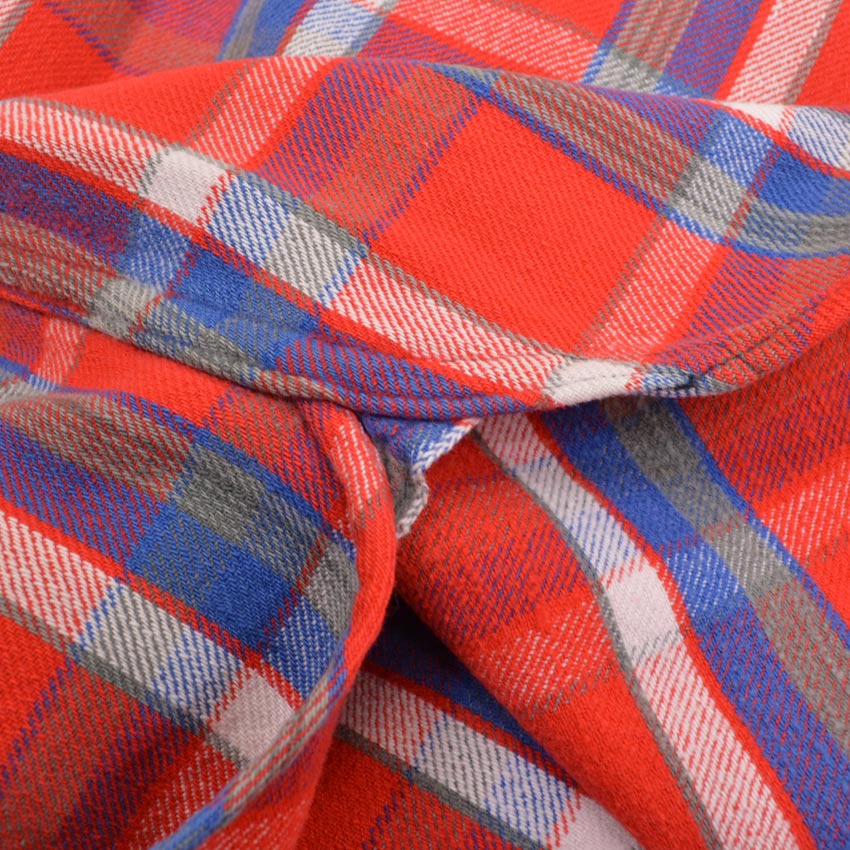 ~60's PILGRIM Flannel Shirt with Gusset... L