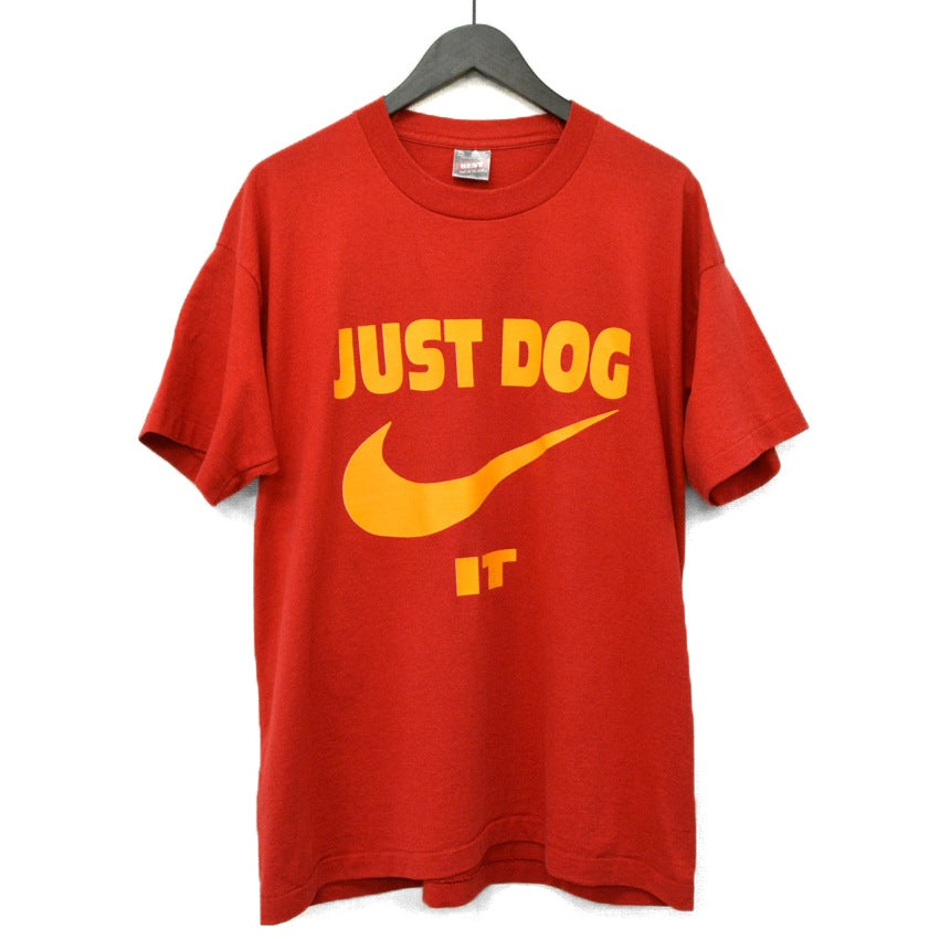 90's NIKE Parody 'JUST DOG IT' T-shirt... XL