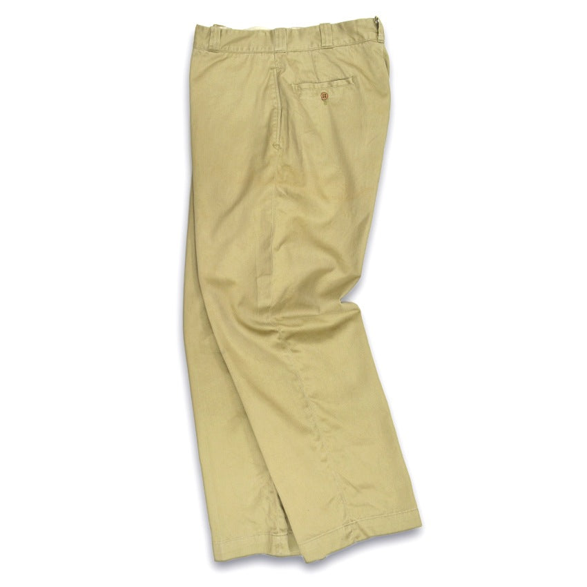 1950s US Army Chino Trousers with Urea Buttons... 32x30