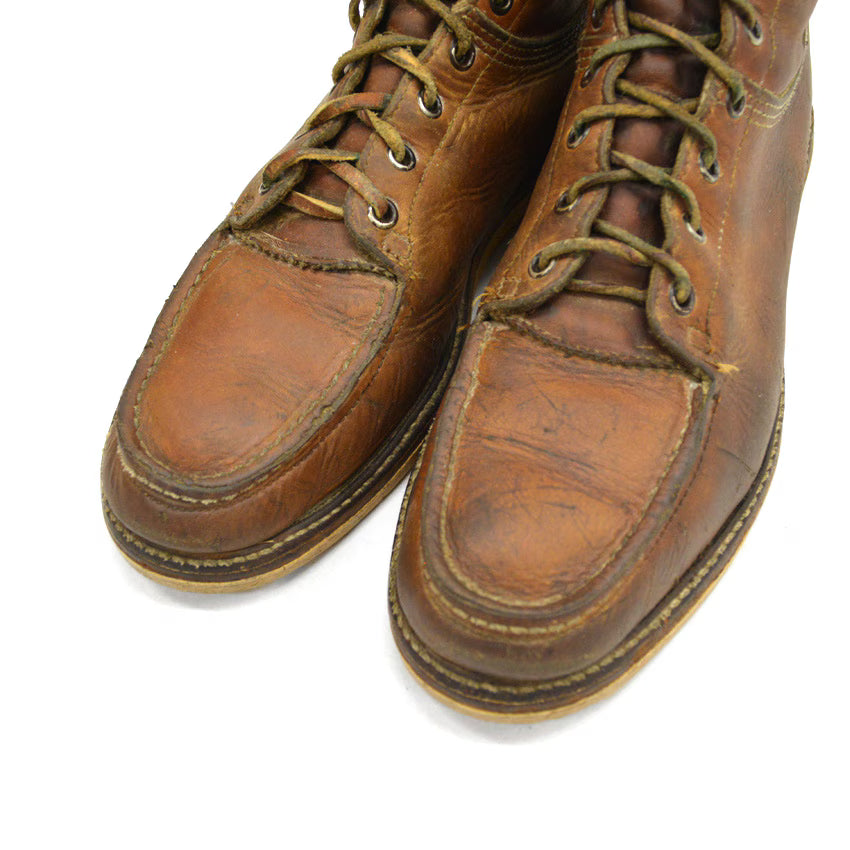 60's Chippewa Black Tag Moc Toe Work Boots... about 8 1/2
