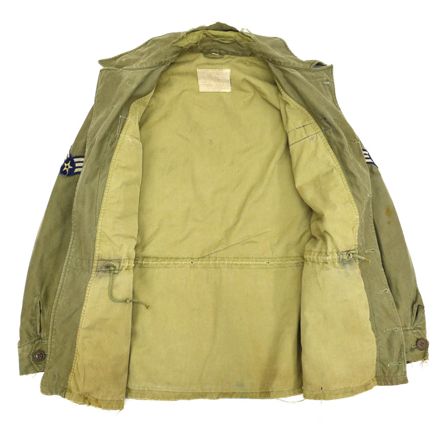 1940s USAF M-1943 WWII JACKET 'E SEMPRE L'ORA' Squadron AS IS ... 36R