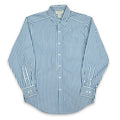 1980's BANANA REPUBLIC SAFARI & TRAVEL STRIPE SHIRT...S