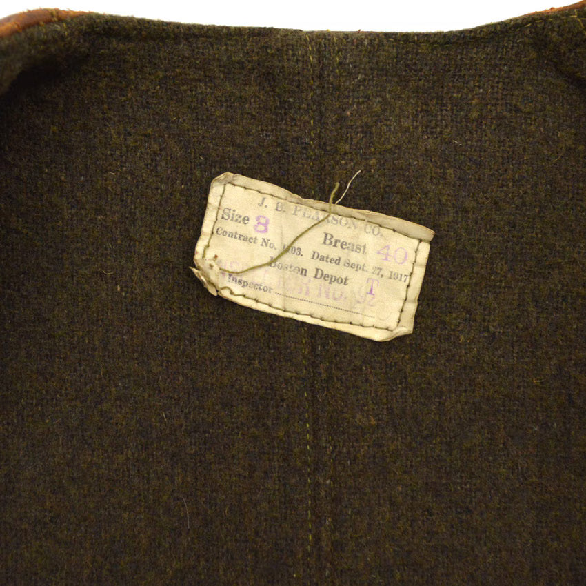 1910's USARMY ww1 Doughboy Jerkin Vest... 40