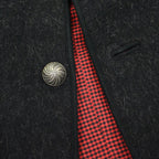 ~40's BLACK PURE WOOL TIROL JACKET...