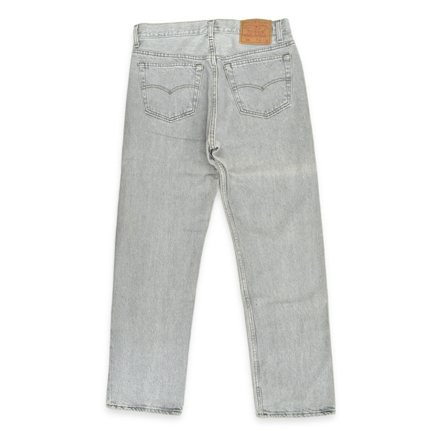 1990's Levi's 501 LIGHT GRAY DENIM PANTS... W32 L29