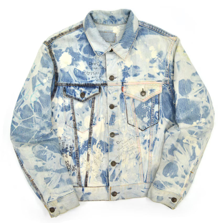 1980's Levi's 70505 Class of 85 Bleached Denim Jacket ... Fits like 38