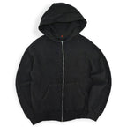 1960's〜 BLACK ZIP UP SWEAT HOODIE ...