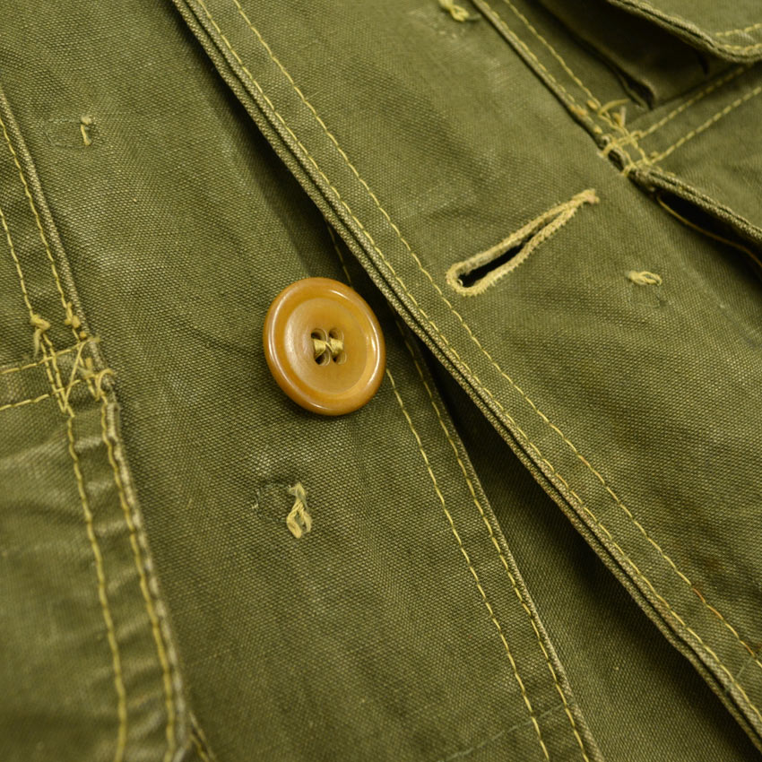 1940's~ JC Higgins OLIVE GREEN HUNTING COAT... Fits like 36