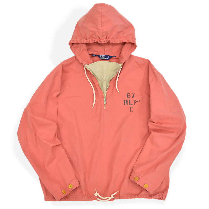 ~1990's Polo by Ralph Lauren RL-67 Anorak Parka Jacket Peach... L
