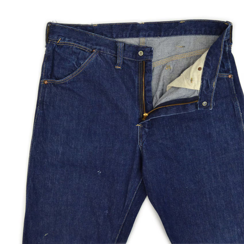 1950's~ BIGYANK UNION MADE DENIM PANTS DARK... W33 L30