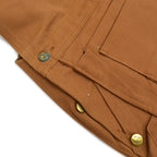 1960's~ DEADSTOCK WASHINGTON DEE CEE BROWN DUCK OVERALL...W42 L32