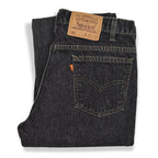 1990's Levi's 517 BLACK DENIM PANTS... W33 L28