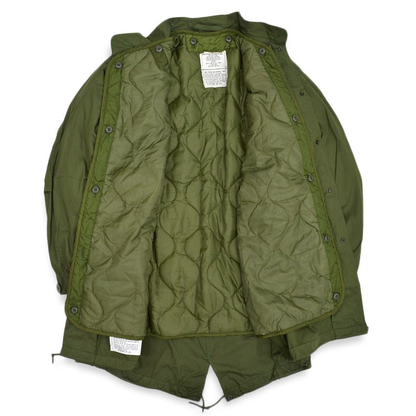 1970s Deadstock US Army M-65 Parka, with original seals, full set... Size M