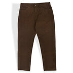 1960's LEVI'S 518 BIG-E BROWN Katsuragi COTTON TWILL PANTS ... W33 L33