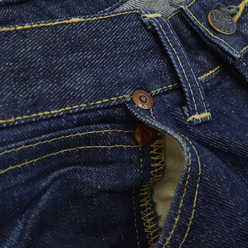1950's Lee 101Z CENTER BLACK TAG DENIM PANTS DARK ... W32 L34