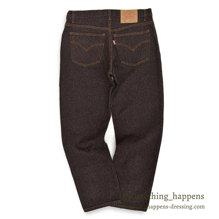 1990's~ Levi's 501 BROWN DENIM PANTS MEXICO... W33 L30