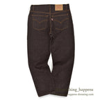 1990's~ Levi's 501 BROWN DENIM PANTS MEXICO... W33 L30