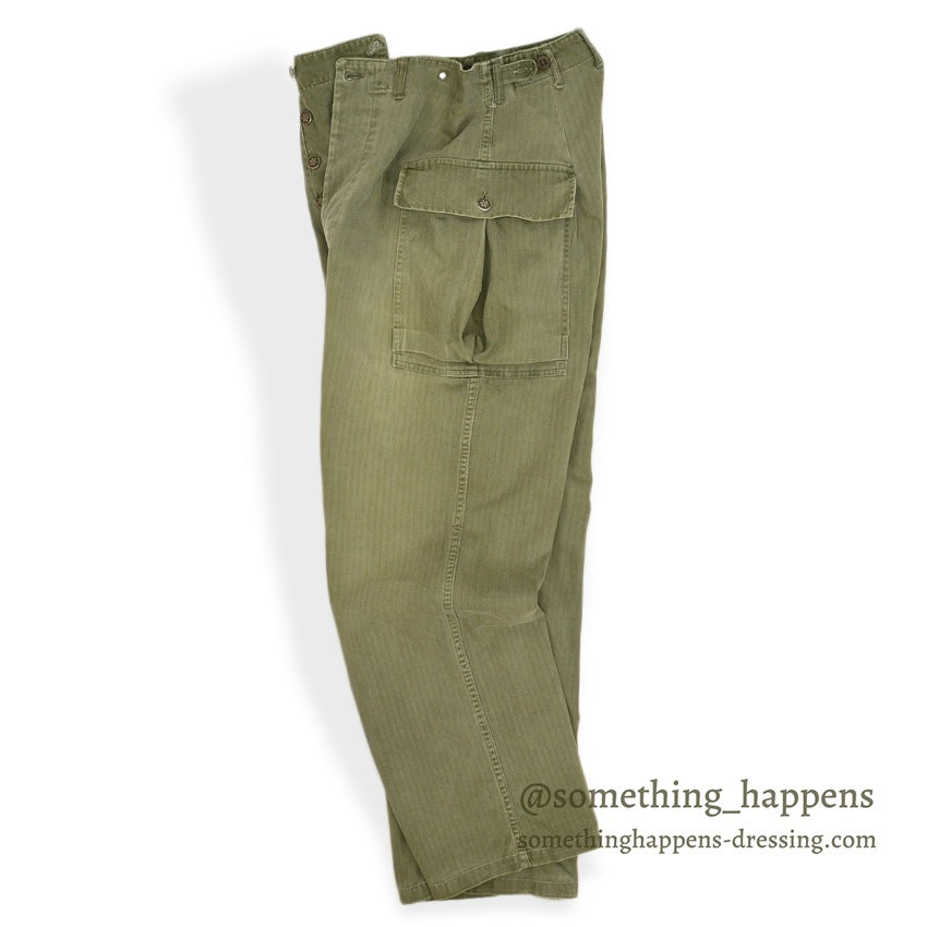 1940's U.S.ARMY WW2 M-43 HBT PANTS ... W29 L31