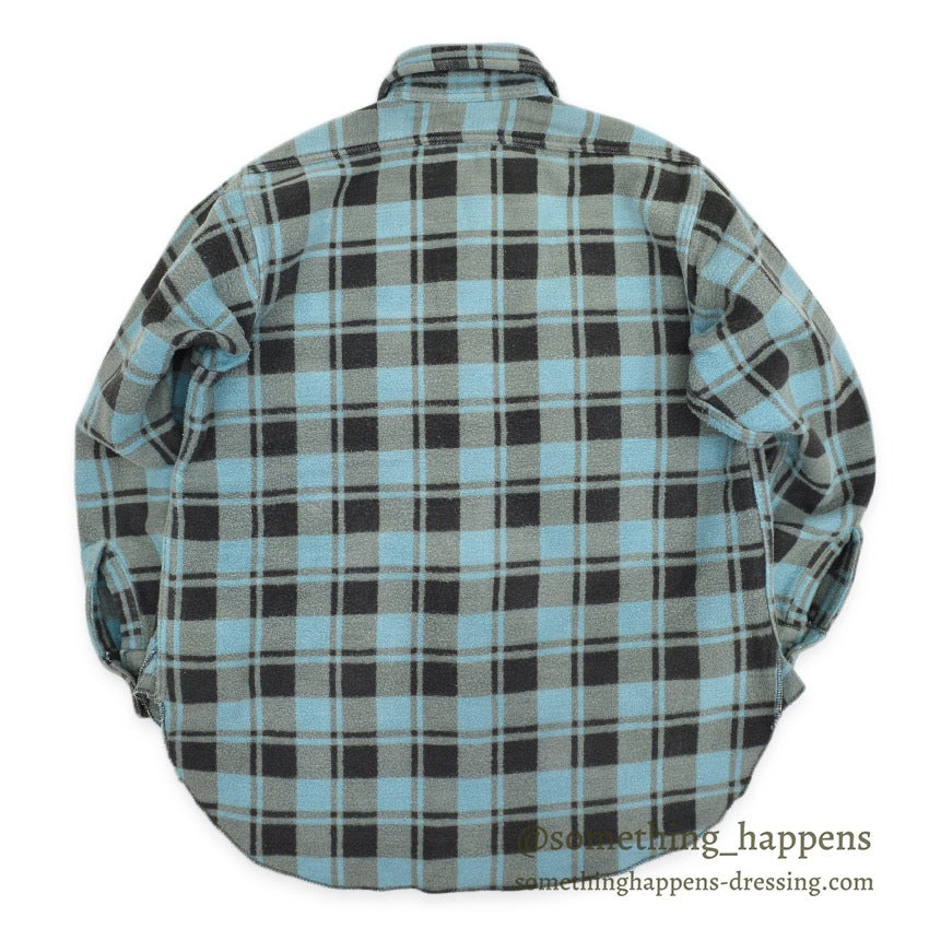 1970's〜 CHAMPION COTTON BLANKET SHIRT ... 151/2