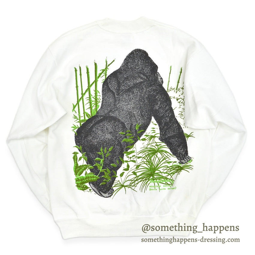 1990's DEADSTOCK HANES ZOOSLOOSE ゴリラ SWEAT SHIRT ... LARGE