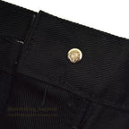 1970's~ DEADSTOCK Lee RIDERS 200 BLACK COTTON TWILL PANTS... W34/L34