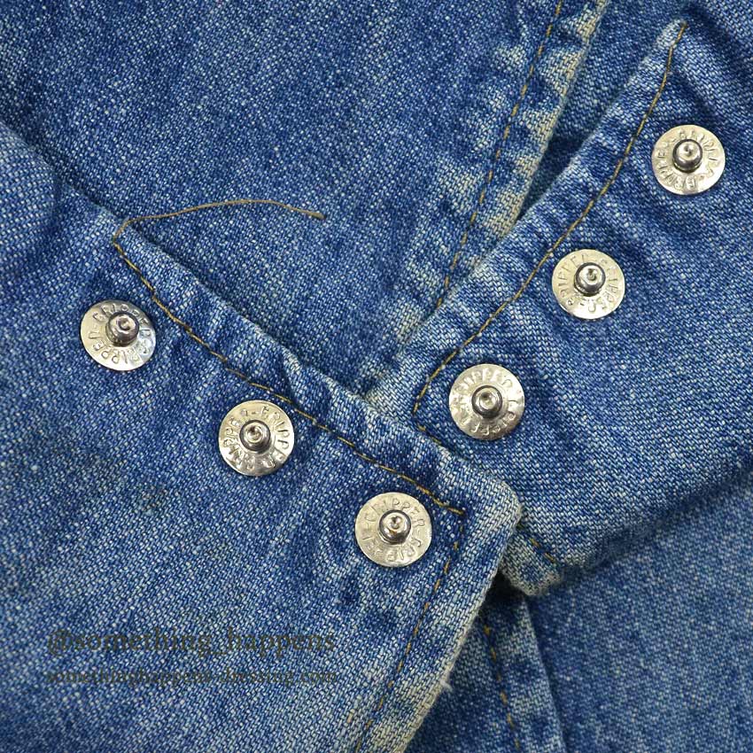 1980's BIGMAC DENIM WESTERN SHIRT ... MEDIUM