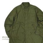1960s US ARMY PARKA, MEN'S, M-65, Aluminum Zipper & USED LINER... M