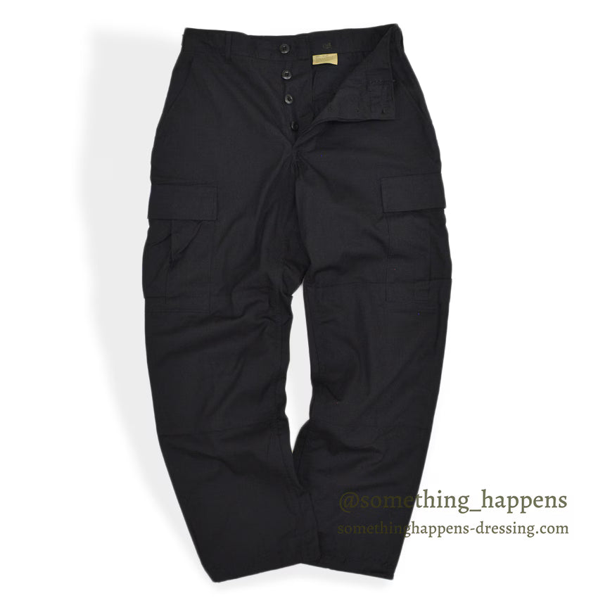 1990's USARMY TROUSERS, BLACK 357... SMALL-SHORT
