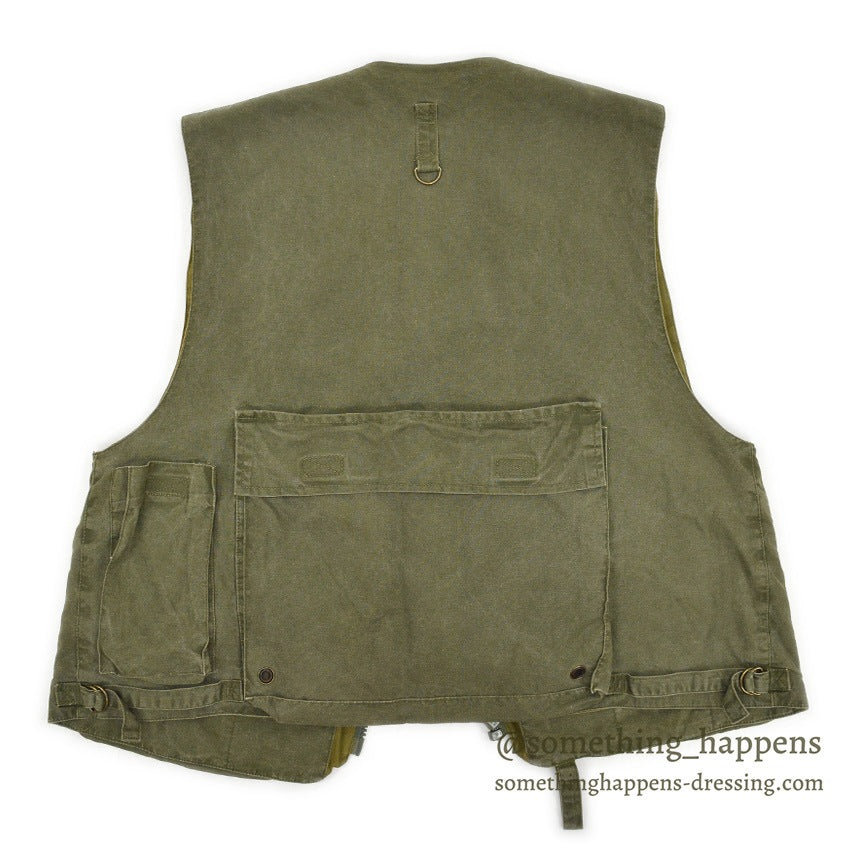 1980's BANANA REPUBLIC FISHERMAN COTTON VEST ... M