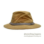OLD FILSON TIN CLOTH PACKER HAT TAN... XL
