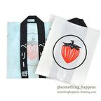 1960s BERRY WORLD TRAVEL, INC. PRIVATE JET GIFT Hanten (traditional Japanese jacket) ... WHITE