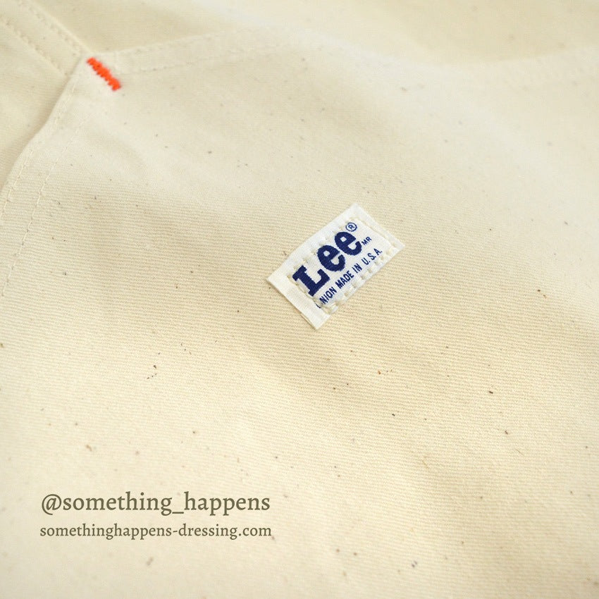 1970s DEADSTOCK Lee Off-white Overalls... W42/L30