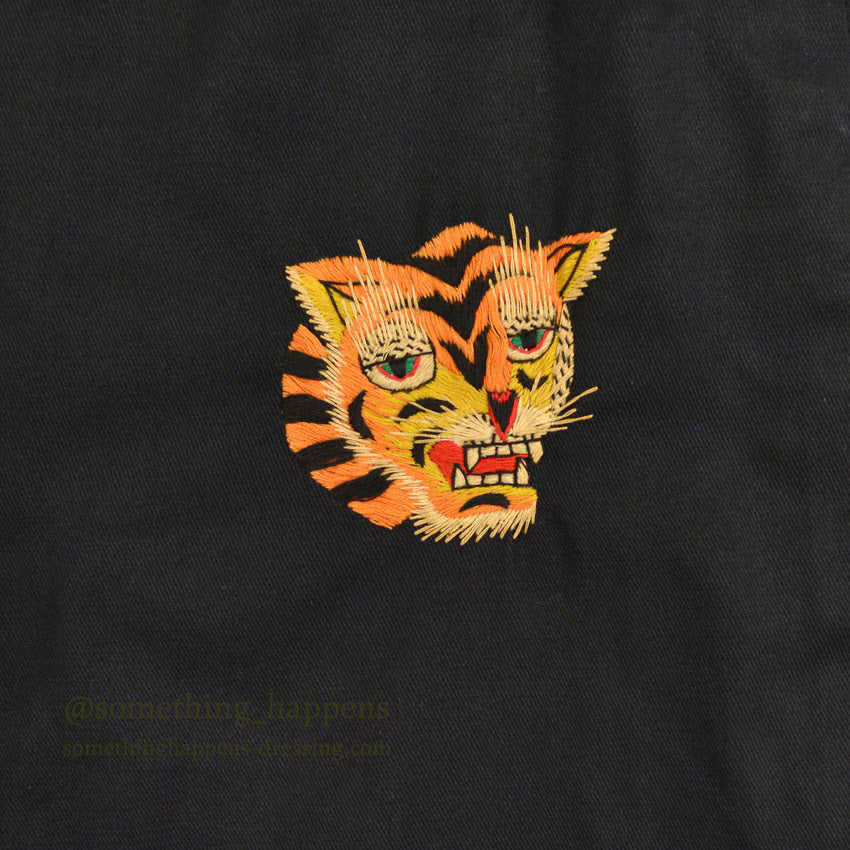 1960s Vietnam Souvenir Jacket (Vietnamese style) 68-69 Rainbow Embroidery...