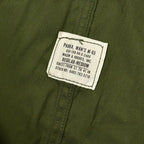 1960s Deadstock US Army Parka, Men's, M-65, Aluminum Zipper... Medium