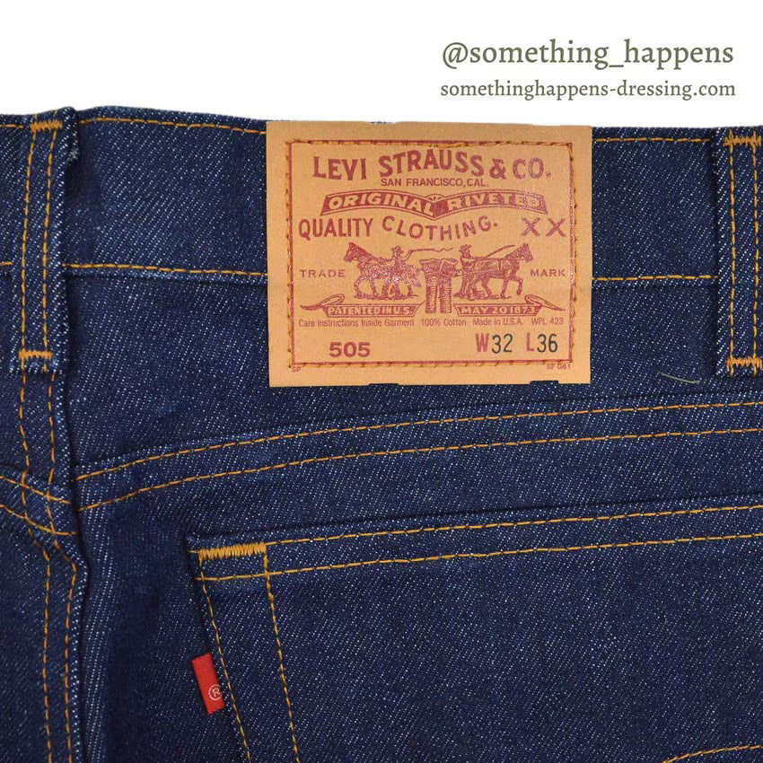 1990's DEADSTOCK Levi's 505 DENIM PANTS Made in USA... W32/L36