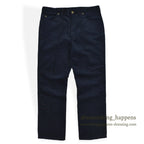 1980's DEADSTOCK Lee 200 CORDUROY PANTS DARK NAVY... W38/L30