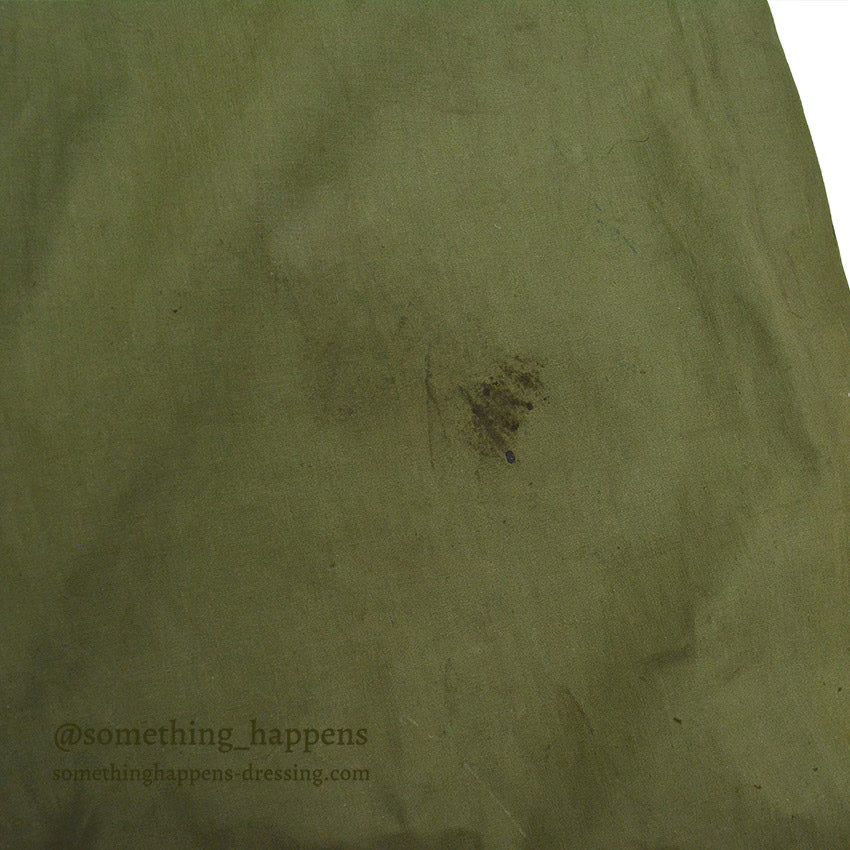1940's USNAVY WW2 RAIN BIB OVERALL STENCIL... MEDIUM
