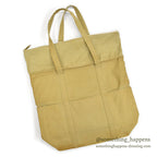 1980's REI CANVAS ZIP TOP TOTE BAG...