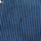 ~1920's ANTIQUE INDIGO STRIPE CALICO KIDS BLOUSE...