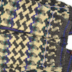 OLD ECUADOR HAND MADE WOOL KNIT CARDIGAN...
