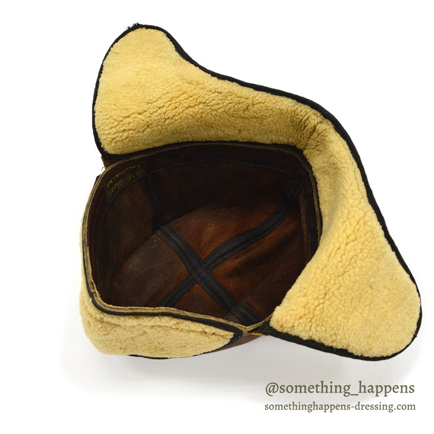 c.1920 LLBEAN AVIATOR LEATHER HAT...
