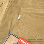 1990's DEADSTOCK Levi's 517 BOOT CUT CORDUROY PANTS TAN... W34/L34