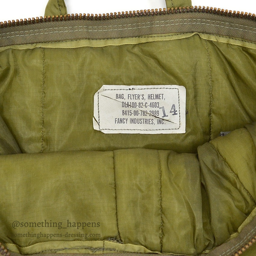 1980's USAF BAG, FLYER'S, HELMET, UNUSUAL COLOR...