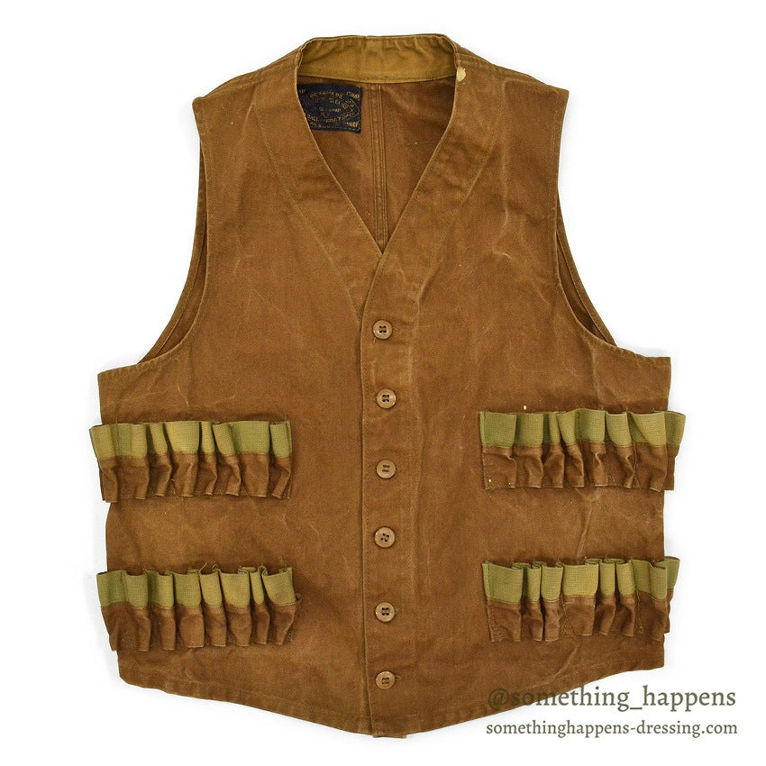 1930's DRYBAK BROWN DUCK HUNTING VEST...