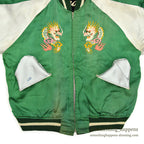 1950s JAPAN SOUVENIR JACKET (Sukajan) - Black Velvet - Japan Map - Maiko (Geisha)...