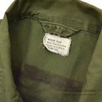1960's USARMY HAND PAINTED LEAF CAMO JUNGLE FATIGUE JACKET...MS